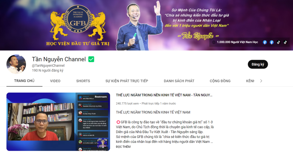 Kênh Youtube chính thức của Tần Nguyễn Kênh Youtube chính thức của Tần Nguyễn