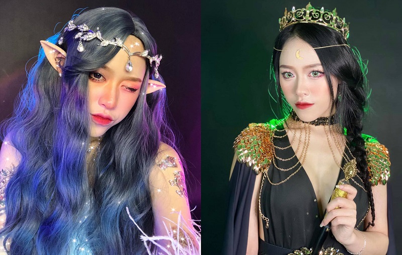 Trà Đặng nổi tiếng với những pha biến hình siêu đỉnh trên các video Tiktok