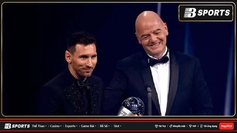 Messi thắng giải The Best cùng Argentina Messi thắng giải The Best cùng Argentina